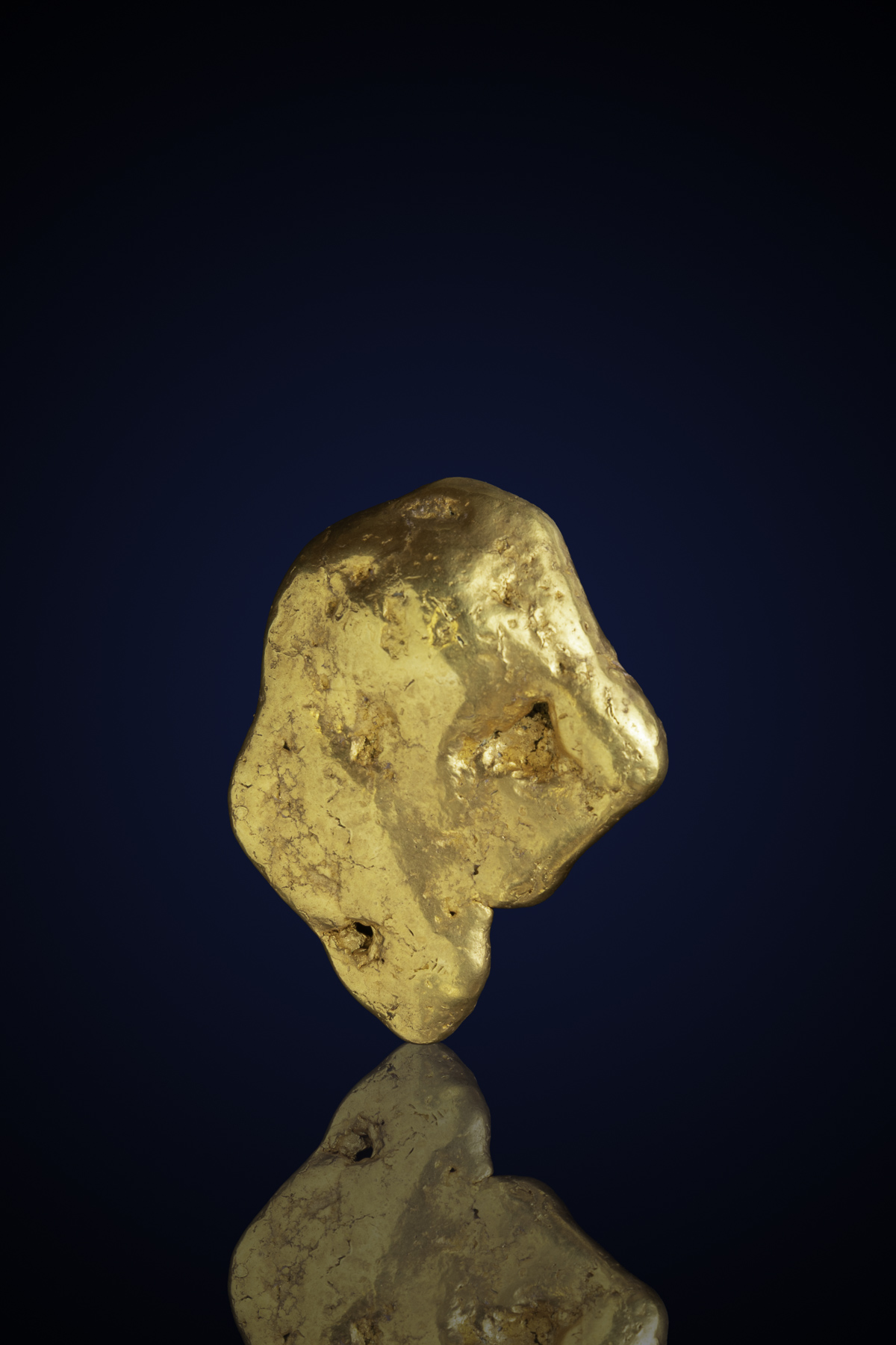 (image for) Radiant, Smooth Natural Gold Nugget - Yukon - 3.105 Troy Ounces